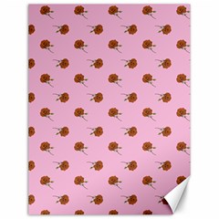 Peach Rose Pink Canvas 12  X 16  by snowwhitegirl