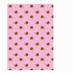 Peach Rose Pink Small Garden Flag (two Sides) by snowwhitegirl