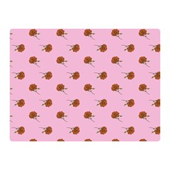 Peach Rose Pink Double Sided Flano Blanket (mini)  by snowwhitegirl