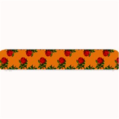 Red Roses Orange Small Bar Mats by snowwhitegirl