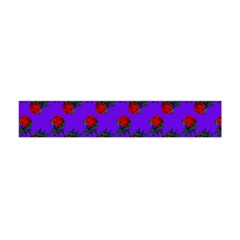 Red Roses Blue Purple Flano Scarf (mini) by snowwhitegirl