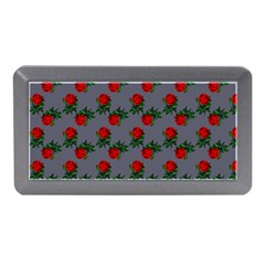 Red Roses Grey Memory Card Reader (mini) by snowwhitegirl