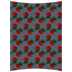 Red Roses Grey Back Support Cushion by snowwhitegirl