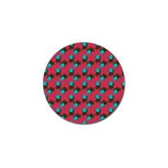 Blue Roses Pink Golf Ball Marker (4 Pack) by snowwhitegirl