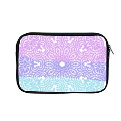 Vintage Pastel Mandala White Apple Macbook Pro 13  Zipper Case by snowwhitegirl