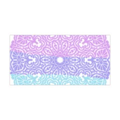 Vintage Pastel Mandala White Yoga Headband by snowwhitegirl