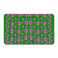 Bloom In Peace And Love Magnet (rectangular) by pepitasart