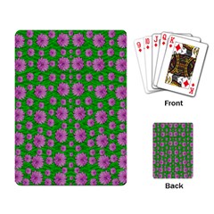 Bloom In Peace And Love Playing Cards Single Design (rectangle) by pepitasart