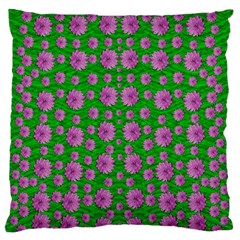 Bloom In Peace And Love Standard Flano Cushion Case (one Side) by pepitasart