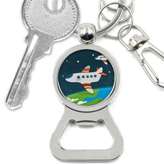 Plane Aircraft Flight Bottle Opener Key Chain by Simbadda