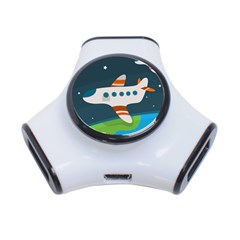 Plane Aircraft Flight 3-port Usb Hub by Simbadda