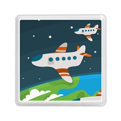 Plane Aircraft Flight Memory Card Reader (square) by Simbadda