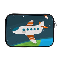 Plane Aircraft Flight Apple Macbook Pro 17  Zipper Case by Simbadda