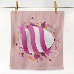 Easter Egg Colorful Spring Color Face Towel by Simbadda