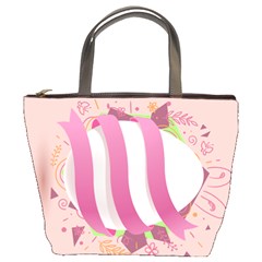 Easter Egg Colorful Spring Color Bucket Bag by Simbadda