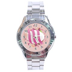 Easter Egg Colorful Spring Color Stainless Steel Analogue Watch by Simbadda