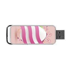 Easter Egg Colorful Spring Color Portable Usb Flash (two Sides) by Simbadda