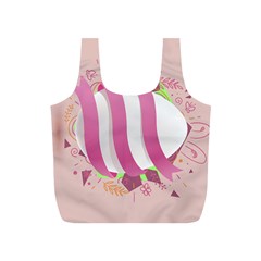 Easter Egg Colorful Spring Color Full Print Recycle Bag (s) by Simbadda