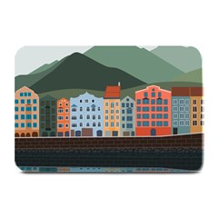 Traveling Travel Tourism Vacation Plate Mats by Simbadda