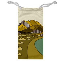 Travel Destination Landscape Nature Jewelry Bag by Simbadda