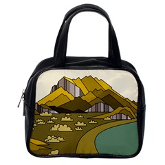 Travel Destination Landscape Nature Classic Handbag (one Side) by Simbadda