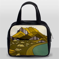 Travel Destination Landscape Nature Classic Handbag (two Sides) by Simbadda