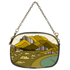 Travel Destination Landscape Nature Chain Purse (two Sides) by Simbadda