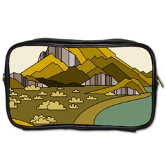 Travel Destination Landscape Nature Toiletries Bag (two Sides) by Simbadda