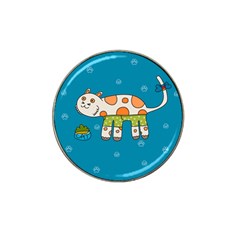 Paint Kitten Cats Cat Cute Paw Hat Clip Ball Marker by Simbadda