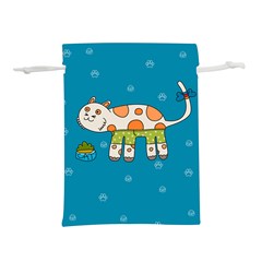 Paint Kitten Cats Cat Cute Paw Lightweight Drawstring Pouch (l) by Simbadda