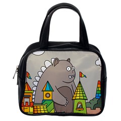 Kids Drawing Children Artwork Art Classic Handbag (one Side) by Simbadda