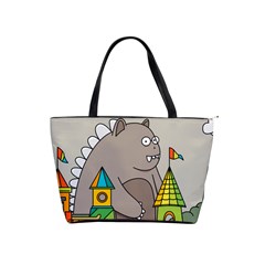 Kids Drawing Children Artwork Art Classic Shoulder Handbag by Simbadda