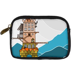 Art Artwork Drawing Painting Digital Camera Leather Case by Simbadda