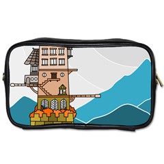 Art Artwork Drawing Painting Toiletries Bag (two Sides) by Simbadda