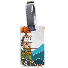 Art Artwork Drawing Painting Luggage Tag (two Sides) by Simbadda