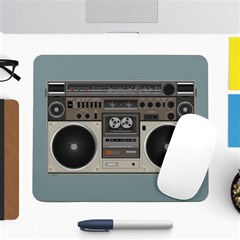 Radio Cassette Speaker Sound Audio Large Mousepads by Simbadda