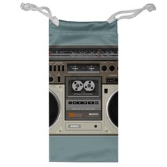 Radio Cassette Speaker Sound Audio Jewelry Bag by Simbadda