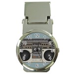 Radio Cassette Speaker Sound Audio Money Clip Watches Front