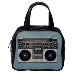 Radio Cassette Speaker Sound Audio Classic Handbag (one Side) by Simbadda