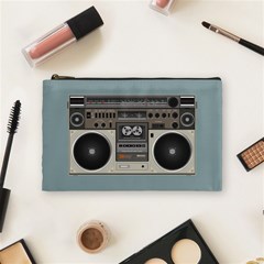 Radio Cassette Speaker Sound Audio Cosmetic Bag (medium) by Simbadda