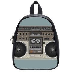 Radio Cassette Speaker Sound Audio School Bag (small) by Simbadda