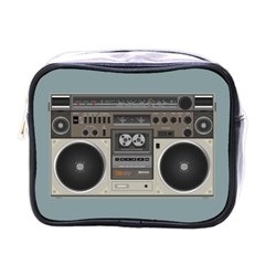 Radio Cassette Speaker Sound Audio Mini Toiletries Bag (one Side) by Simbadda