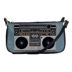 Radio Cassette Speaker Sound Audio Shoulder Clutch Bag by Simbadda