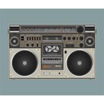 Radio Cassette Speaker Sound Audio Deluxe Canvas 14  x 11  (Stretched) 14  x 11  x 1.5  Stretched Canvas