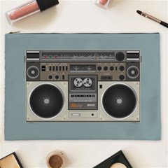 Radio Cassette Speaker Sound Audio Cosmetic Bag (xxl) by Simbadda