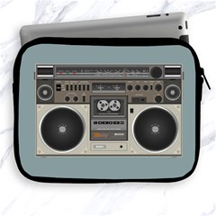 Radio Cassette Speaker Sound Audio Apple Ipad 2/3/4 Zipper Cases by Simbadda