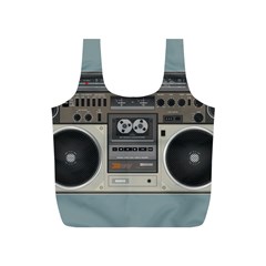 Radio Cassette Speaker Sound Audio Full Print Recycle Bag (s) by Simbadda