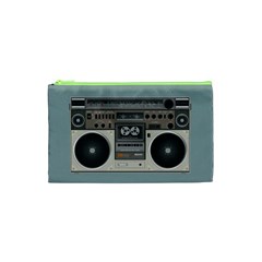 Radio Cassette Speaker Sound Audio Cosmetic Bag (xs) by Simbadda