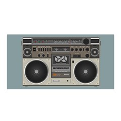 Radio Cassette Speaker Sound Audio Satin Wrap by Simbadda