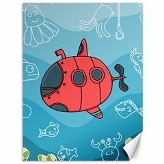 Dive Scuba Ocean Sea Water Fish Canvas 36  X 48  by Simbadda